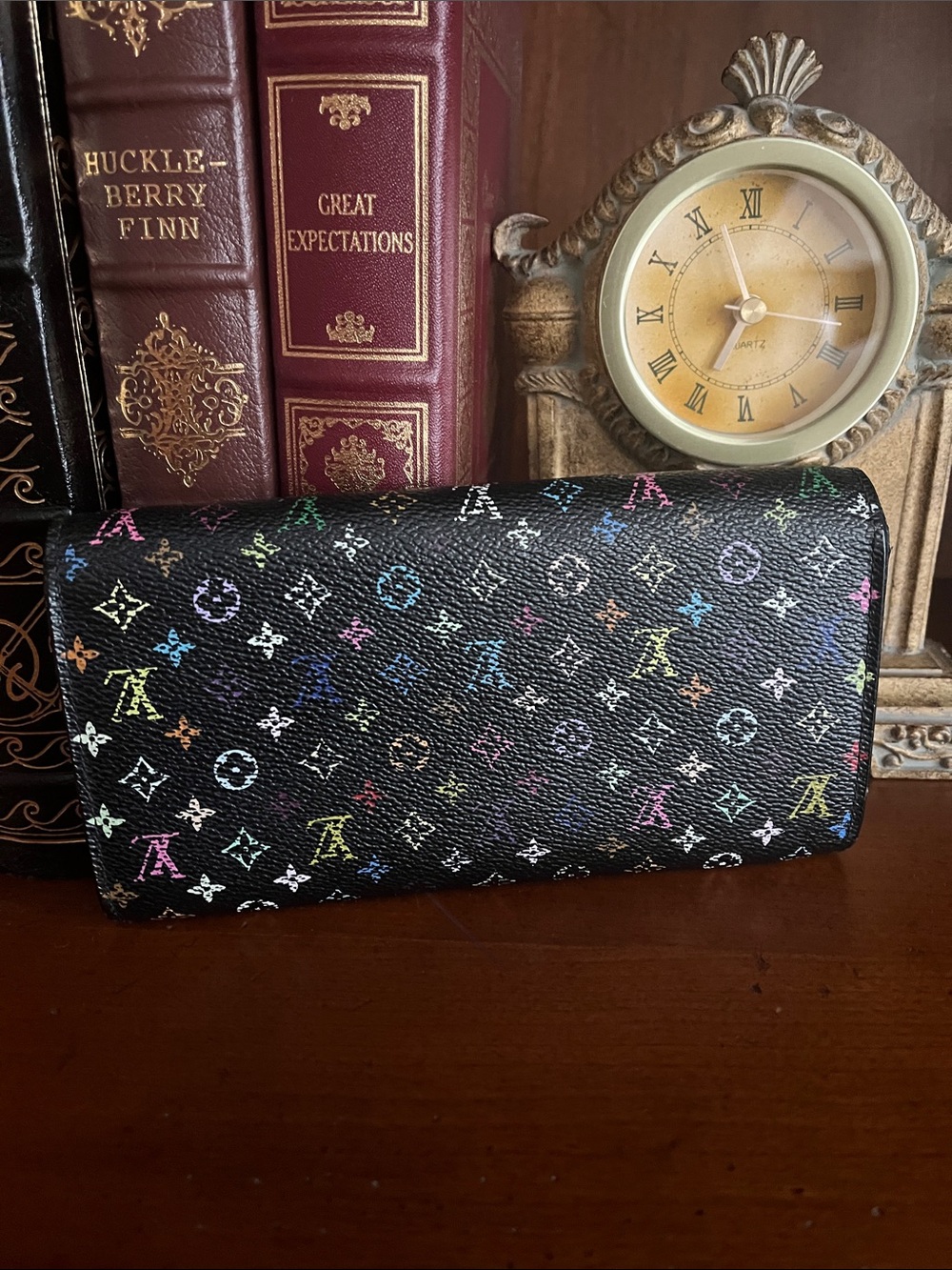 Louis Vuitton x Murakami Multicolor Sarah Wallet EUC Includes COA - Picture 5 of 16